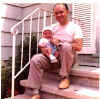 Tom & Glenn on Porch - Old Greenwich, CT 1961.JPG (89129 bytes)